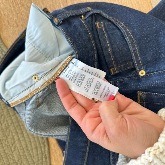 FRAME Le Original High-Rise Straight Fit Jeans in Vintage Rinse 4 NWT - Picture 10 of 11